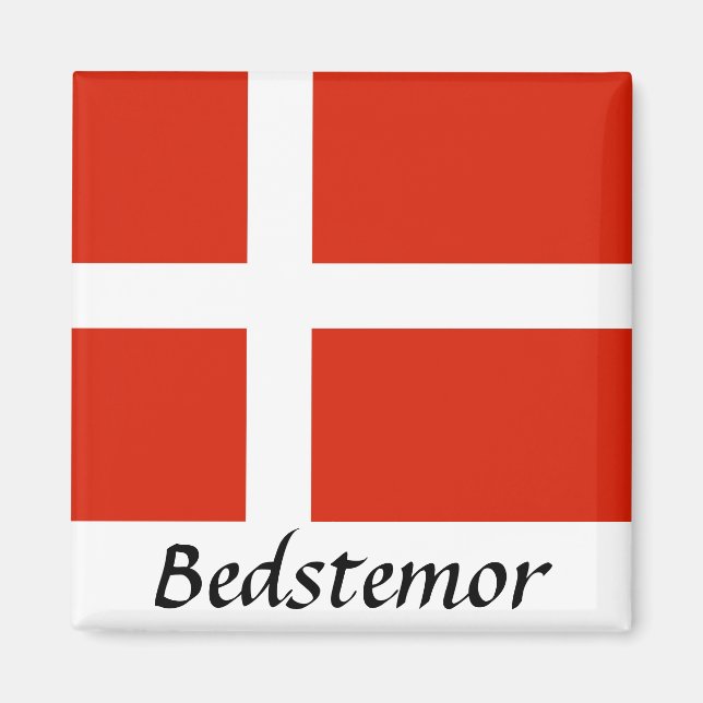 Aimant Customisez votre Dannebrog ! (Devant)