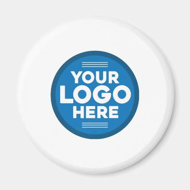 Aimant Customisez votre texte ou votre logo ici Carré de  (Devant)