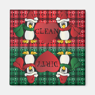 Aimant Cute Adorable Christmas Penguins