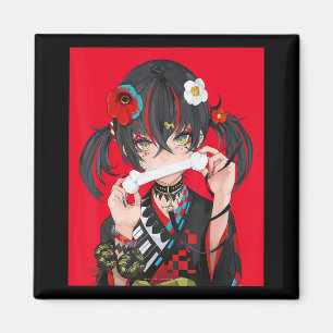 Aimant Cute Anime Girls Japonais Costume esthétique Cadea