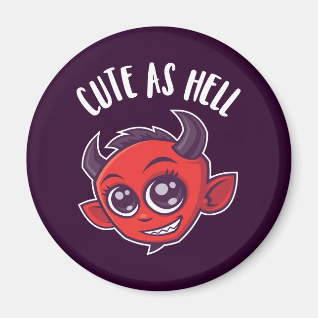 Aimant Cute as Hell Devil (Devant)