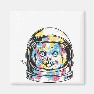 Aimant Cute astronaute Cat