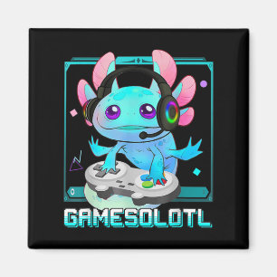 Aimant Cute Axolotl Lover Gamesalotl Jeu Axolotl Enfants