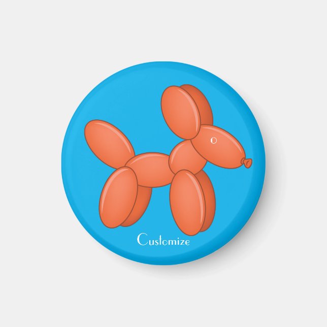 Aimant Cute Balloon Chien Thunder_Cove (Devant)