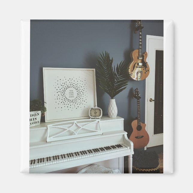 Aimant Cute Bass Guitare (Devant)