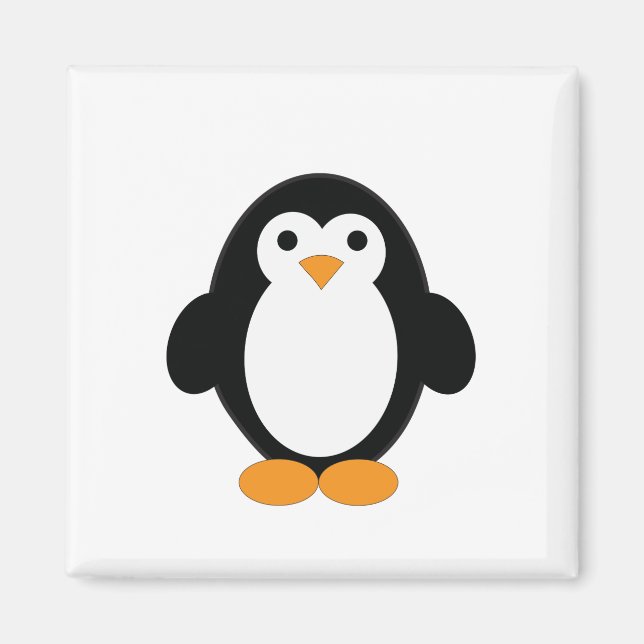 Aimant Cute Cartoon Penguin (Devant)