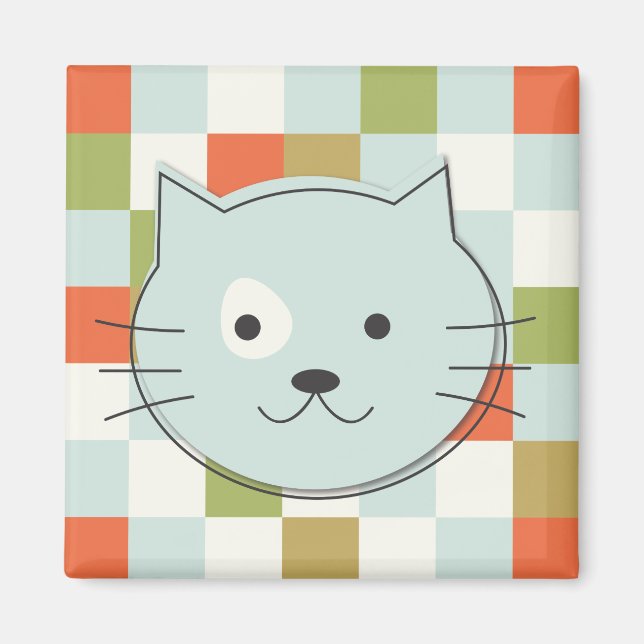 Aimant Cute chat (Devant)