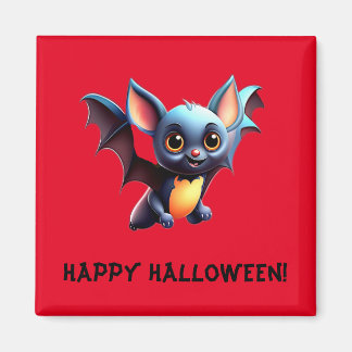 Aimant Cute chauve | Bonne Halloween