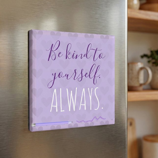 Aimant Cute Chic Pastel Lavender Motivation (Créateur téléchargé)