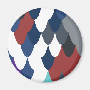 Aimant Cute colossale croûte de poisson motif horlogère d