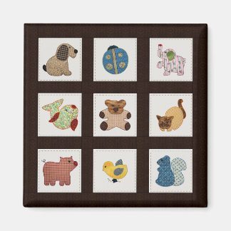 Aimant Cute Country Style Bébé Animaux Couette