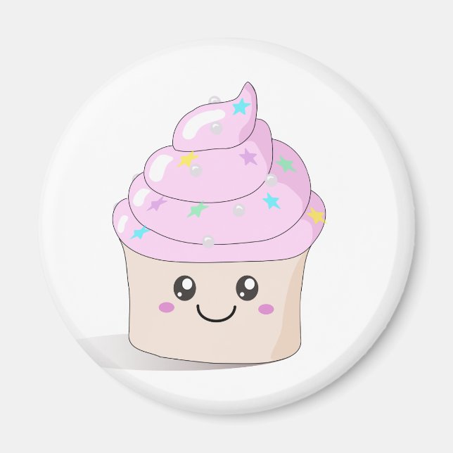 Aimant Cute Cupcake (Devant)
