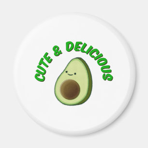 Aimant Cute Et Délicieux Avocado
