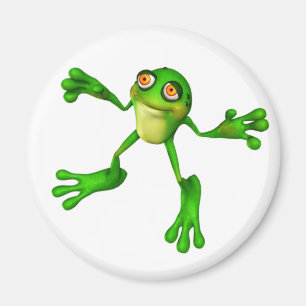 Aimant Cute Froggy verte