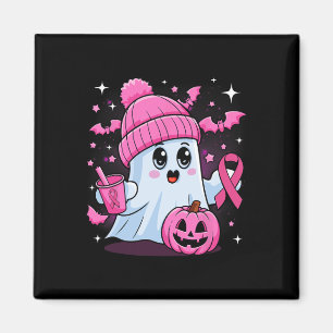 Aimant Cute Ghost Boire Café Halloween Ghost Breast