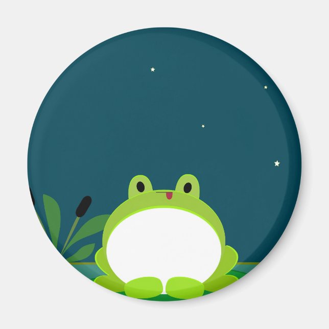 Aimant Cute grenouille (Devant)
