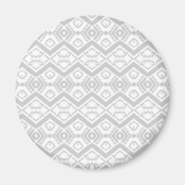 Aimant Cute gris zigzag motif mug (Devant)