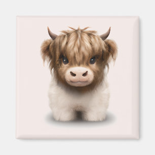 Aimant Cute Highlands Scottish Cow