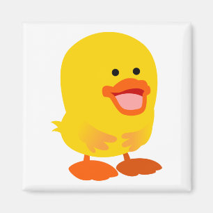 Aimant Cute Innocent Cartoon Canard