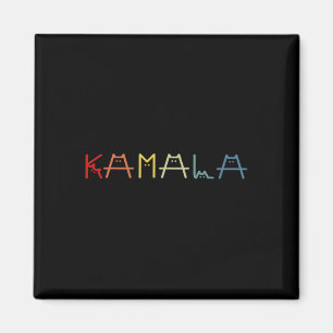 Aimant Cute Kamala Harris Chat Vintage Lettres positives