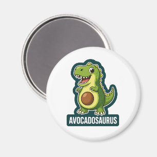 Aimant Cute Kawaii Avocadosaurus Dinosaure Pun Drôle