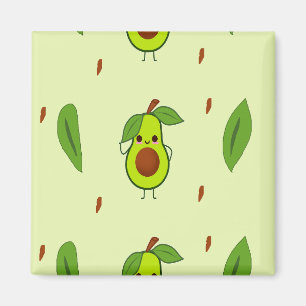 Aimant Cute kawaii avocat