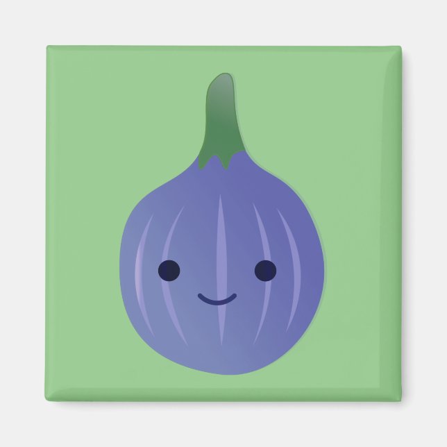 Aimant Cute Kawaii Fig (Devant)