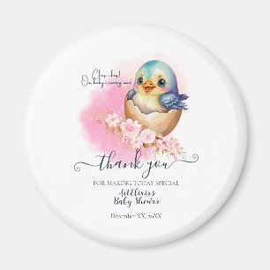 Aimant Cute Kawaii Oiseau Oiseau Oiseau Élégant Baby show