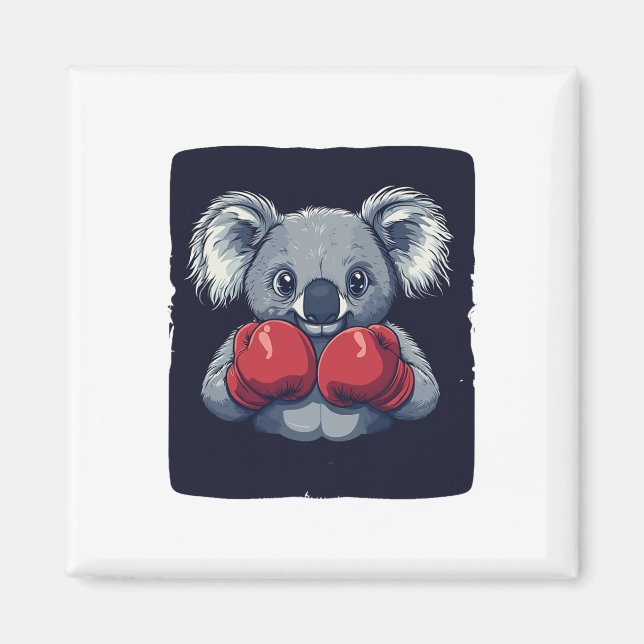 Aimant Cute Koala Ours Avec De Sérieuses Compétences En B (Devant)