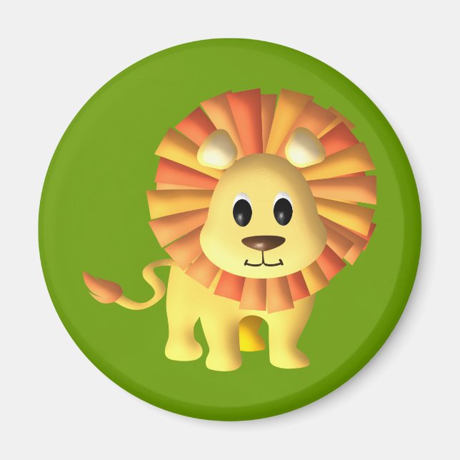Aimant Cute Lil Lion (Devant)
