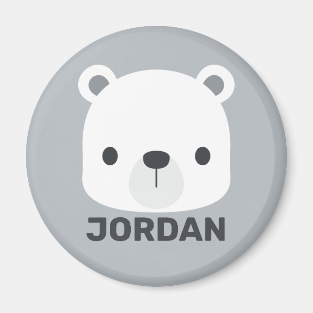 Aimant Cute Little Polar Bear (Devant)
