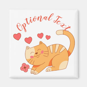 Aimant Cute Lote Orange Tabby Kitten