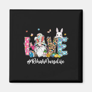 Aimant Cute Love Rehab Infirmière Vie Gnome Oreilles de L