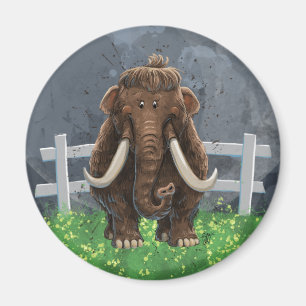 Aimant Cute Mastodon