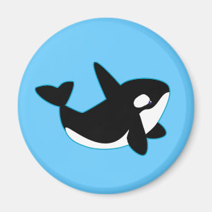 Aimant Cute Orca (Baleine Tueuse)