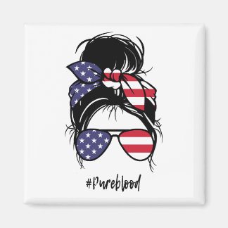 Aimant Cute Patriotic Pureblood
