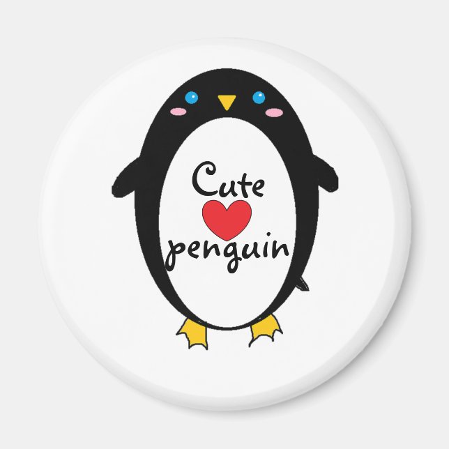 Aimant Cute Penguin (Devant)