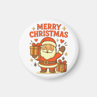 Aimant  Cute Santa Claus Christmas Art –  Merry Christmas