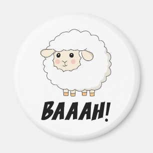 Aimant Cute Sheep Baaah
