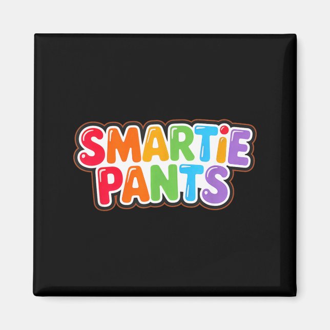 Aimant Cute Smartie Pants Smarty Alumni Enfants 100 Jours (Devant)