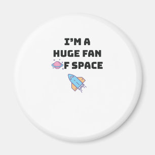 Aimant Cute Space Lover Enfants Ados Aimer Space Cadeau