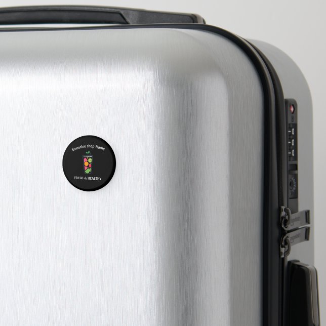 Aimant Cute Sweet yogurt Smoothies fruit Juice bar shop (In Situ (Bagages))