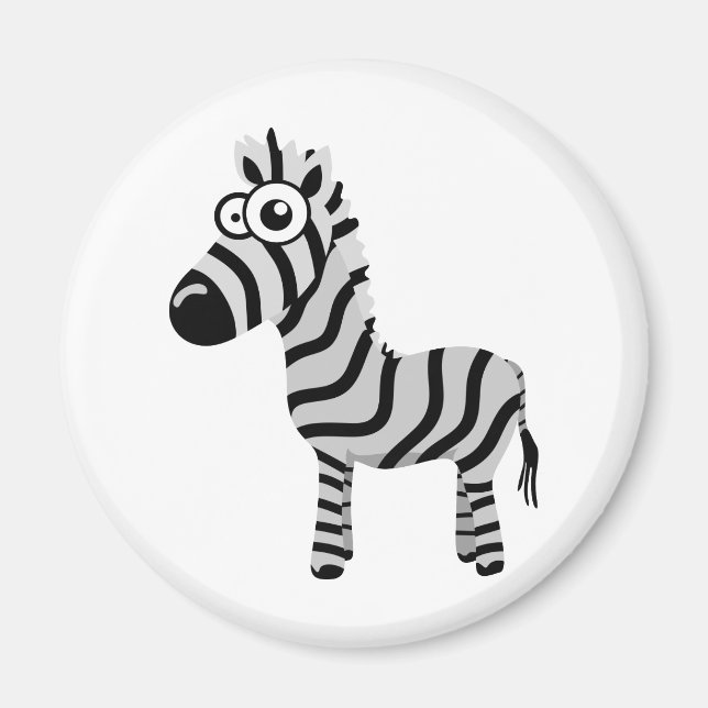 Aimant Cute zebra (Devant)