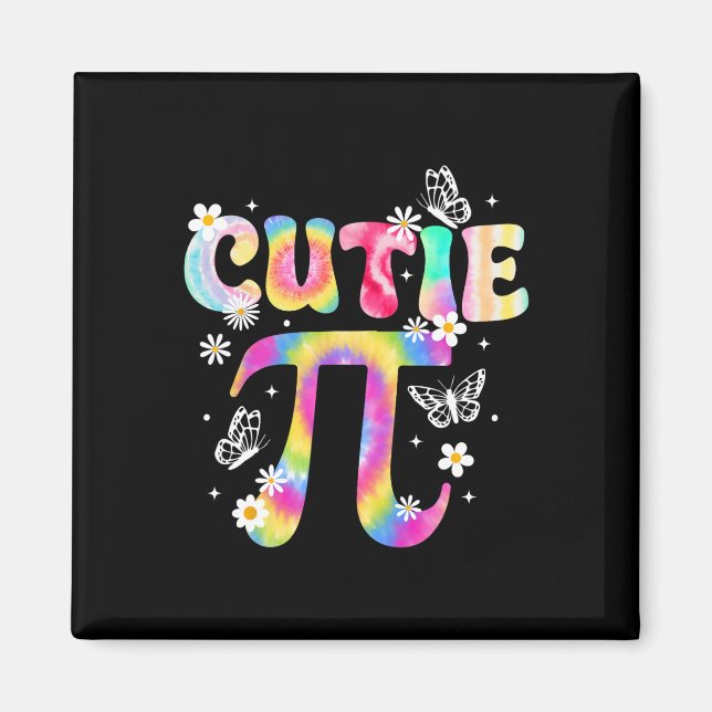 Aimant Cutie Pie Pi Day Math Lover Math Enseignant 3.14 P (Devant)