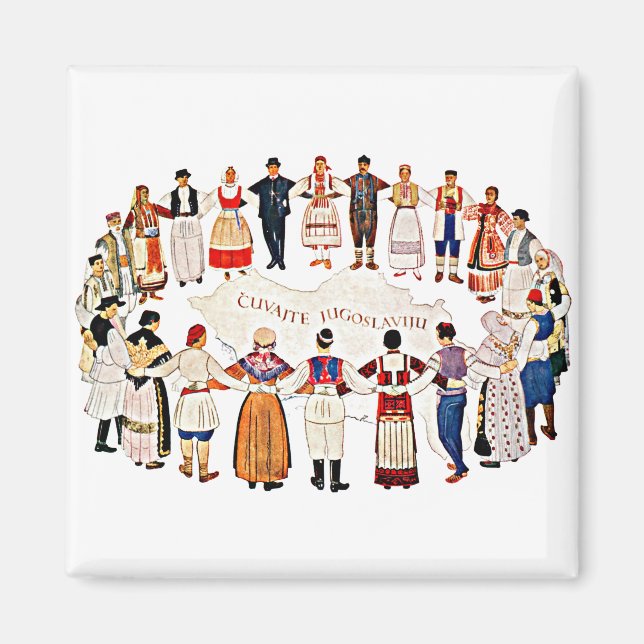 Aimant Cuvajte Juyougoslave (Devant)