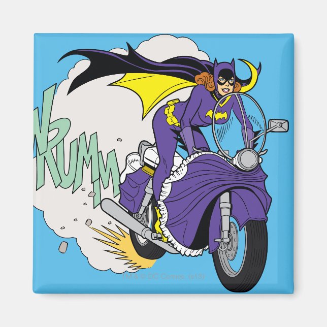 Aimant Cycle Batgirl (Devant)
