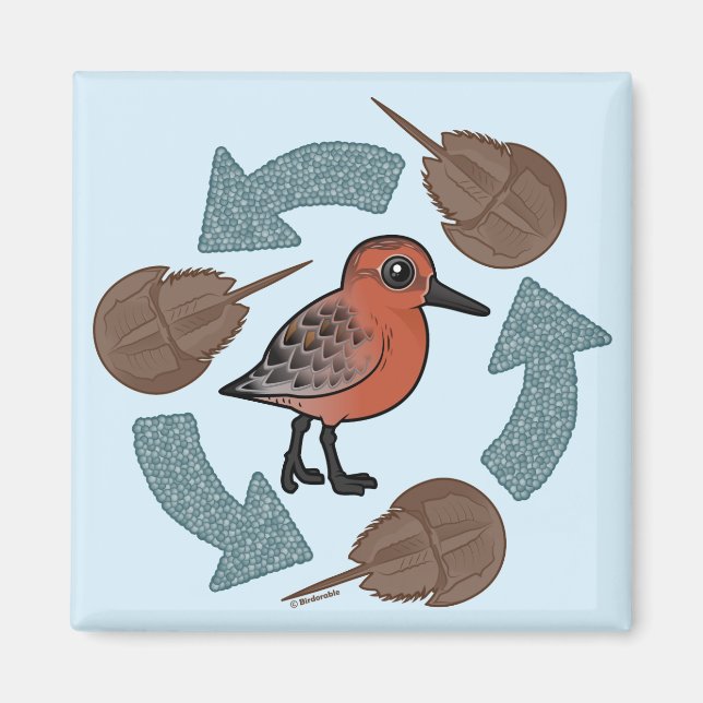 Aimant Cycle de noeud de crabe (Devant)