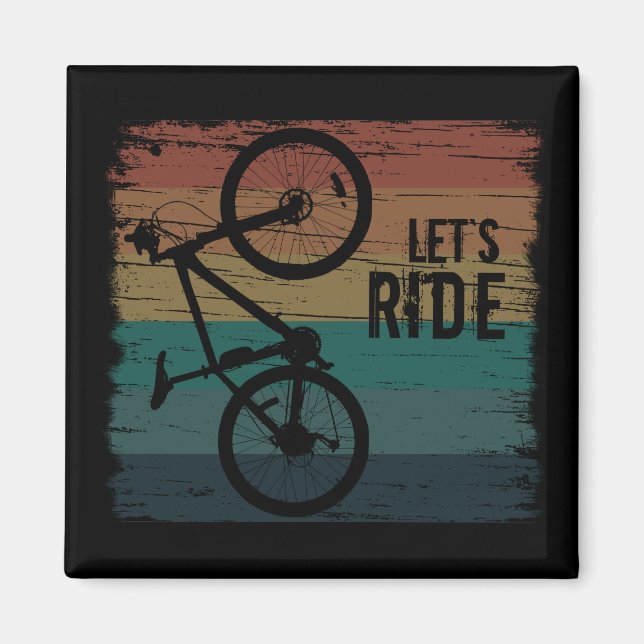 Aimant cycling inspirational quotes (Devant)