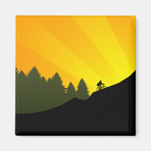 Aimant cyclisme : montagne rayz :