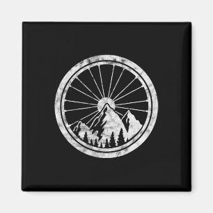Aimant Cycliste de vélo tout terrain VTT roue cyclisme bi